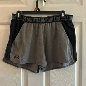 Under Armour black grey shorts medium
